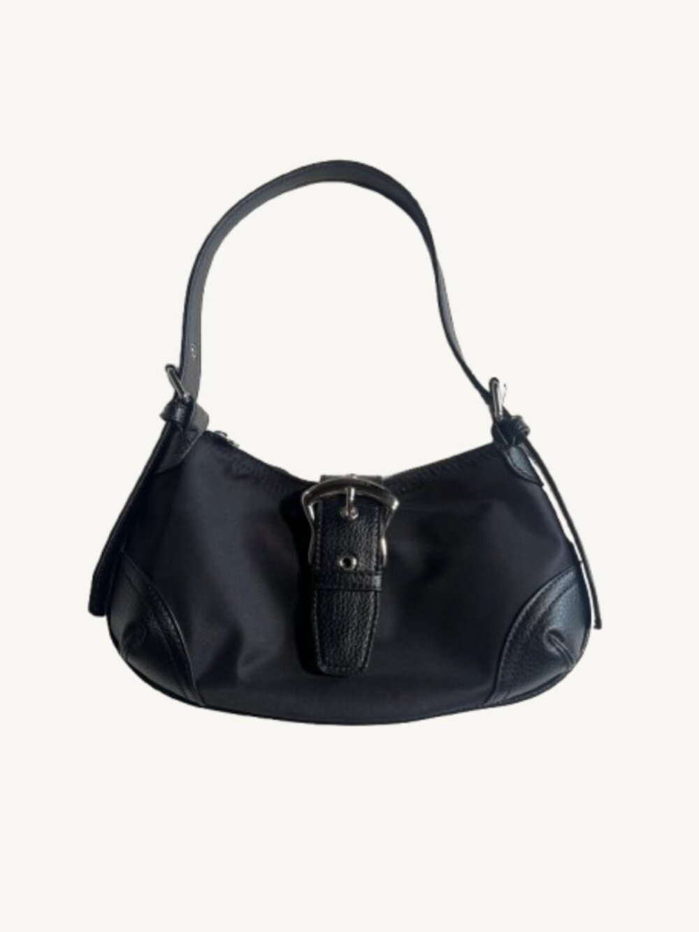 wild fable Black & Silver y2k Shoulder Bag purse Like New